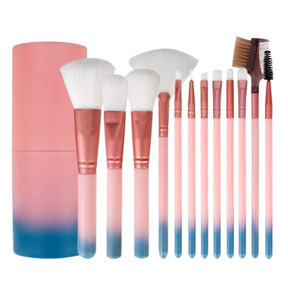 12 Makeup Brushes