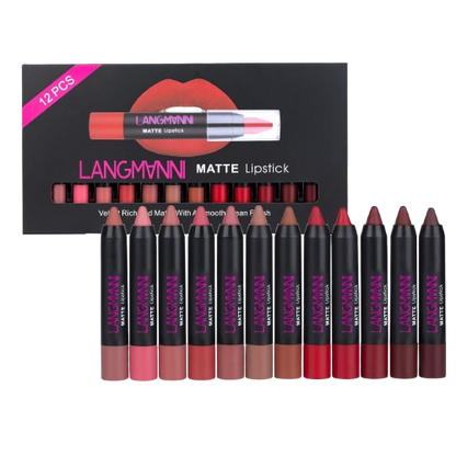 12 Lipstick Set