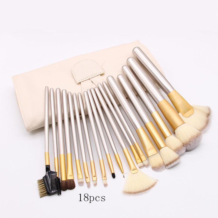 Champagne brush handle set