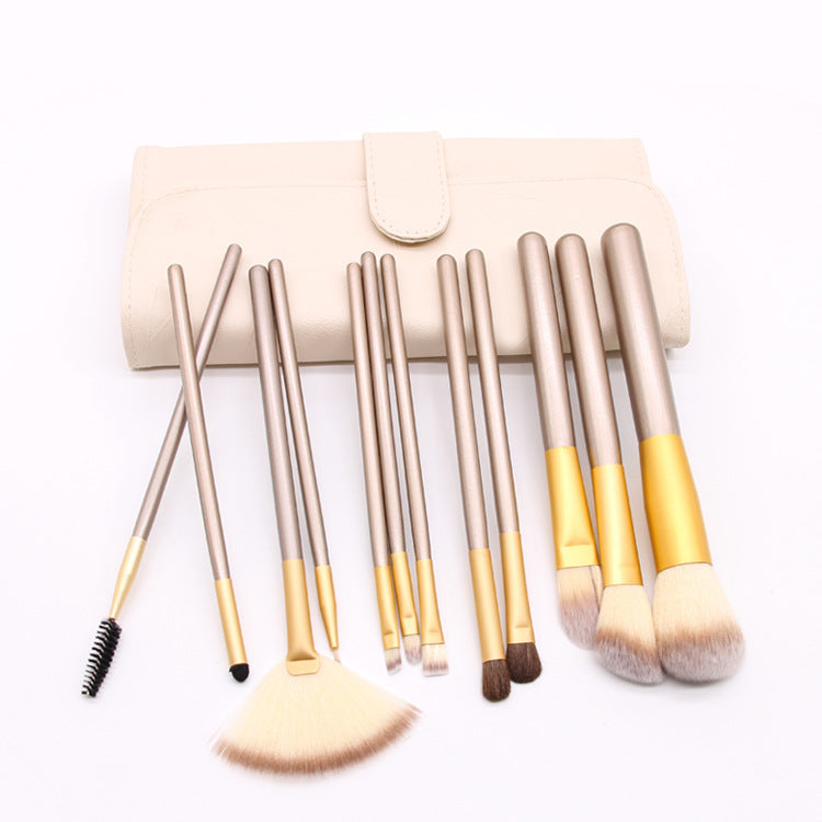 Champagne brush handle set